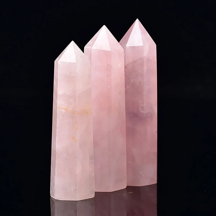 BowLift | Crystal Obelisk Elaria | Natural Stone Healing Stone | For Meditation & Reiki | 4–8 cm