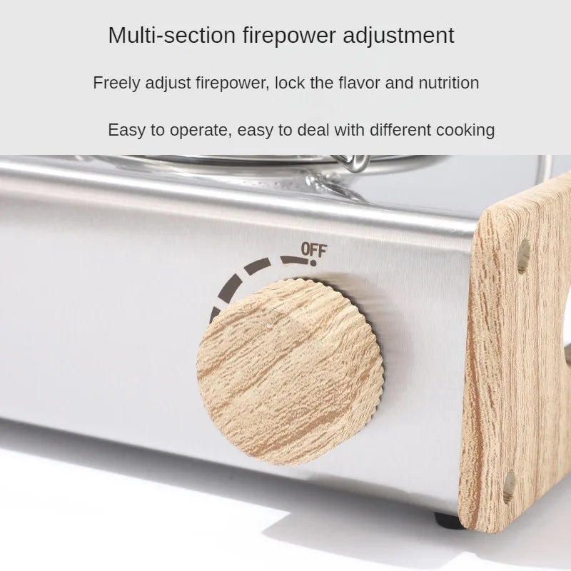 On-the-Go Cooking Stainless Steel Outdoor Camping Stove | Bowlift