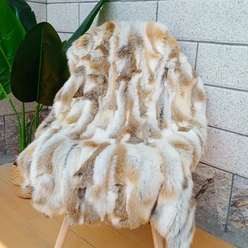 BowLift | Imitated Rabbit Fur | Soft & Natural | 100x50 cm | Handmade