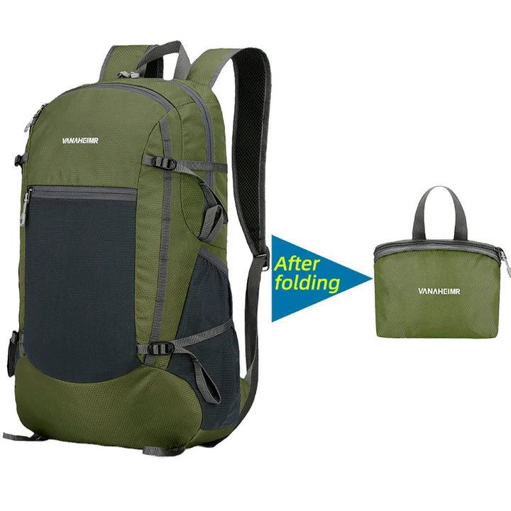 BowLift | Folding Backpack "Alpivio" | Ultralight & Compact | 18L Volume | 42x28x15 cm