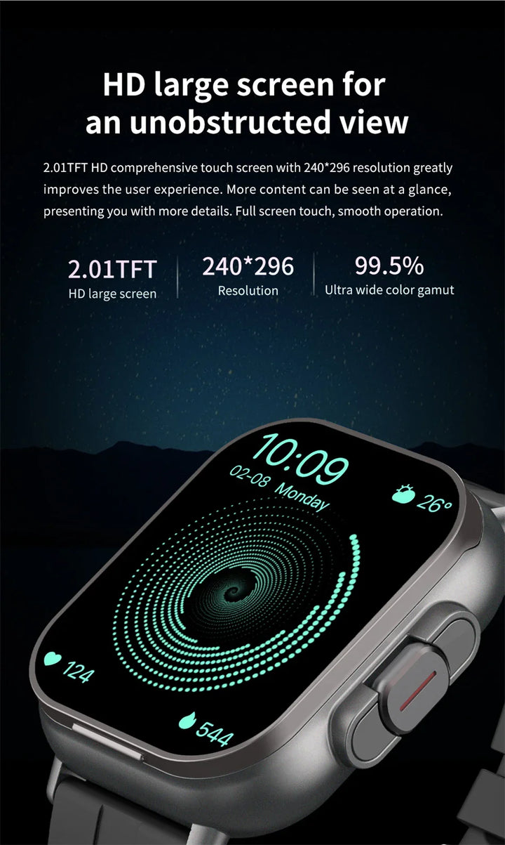 BowLift | 2 in 1 Smartwatch With Earbuds