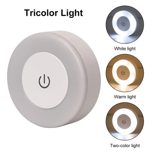 BowLift | LUMORA Touch LED Night Light | USB Rechargeable | Magnetic & Stepless Dimmable | Warm & Cold Light