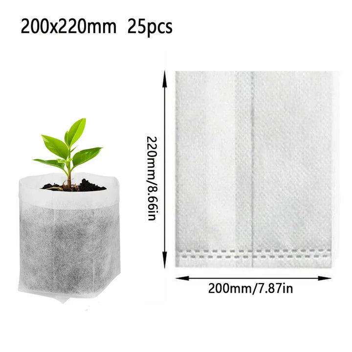 BowLift | Rootiva Plant Bags | Breathable & Biodegradable | For Vegetables, Flowers & Seedlings