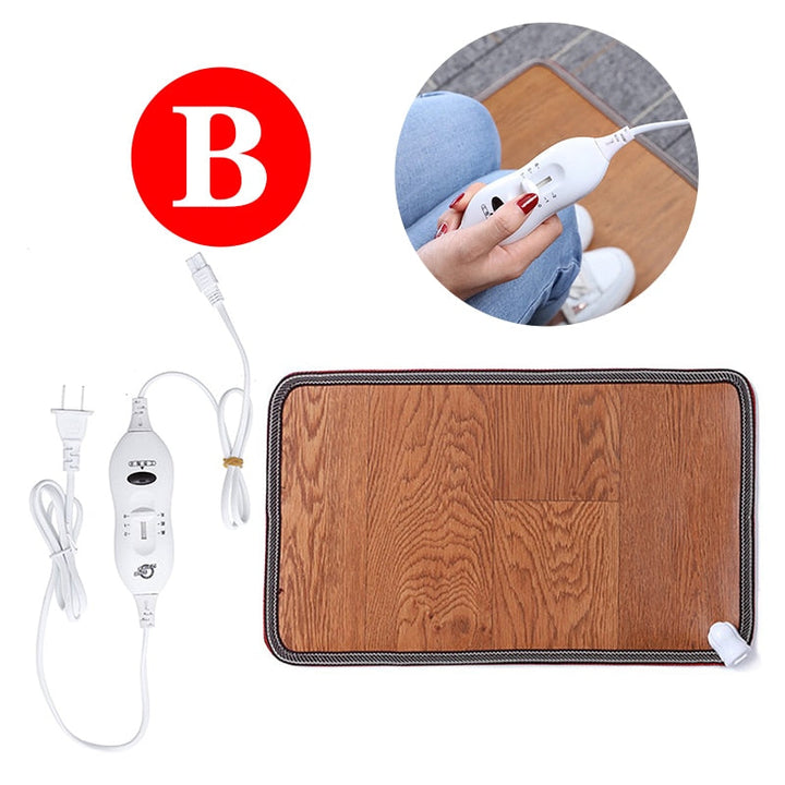 BowLift | Heat Zone Adjustable Leather Foot Warmer Mat