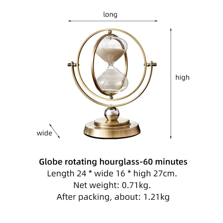 BowLift | Time Charmer Metal Hourglass Decor