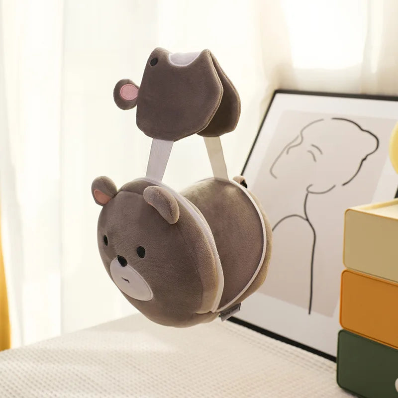 BowLift | Plush Game Console Eye Mask Travel Pillow
