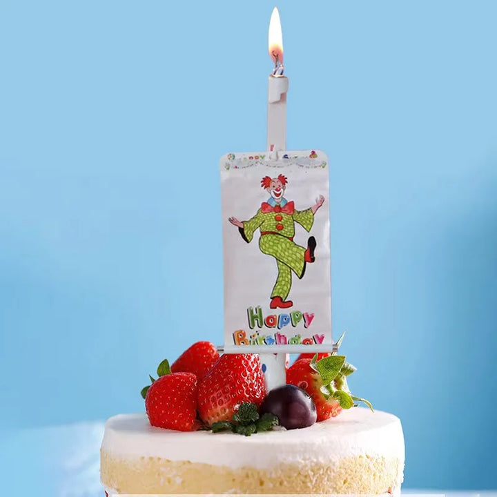 BowLift | Whimsy Clown Surprise Party Cake Candles