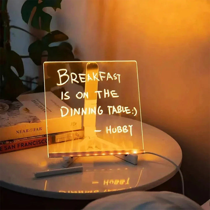 BowLift | Acrylic LED Erasable Writing Panel