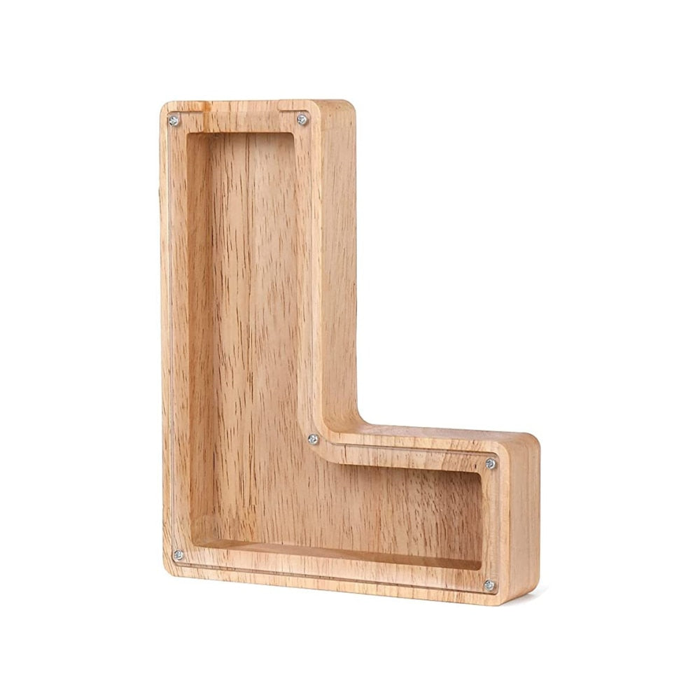 BowLift | Wooden Alphabet Piggy Bank - LetterSaver
