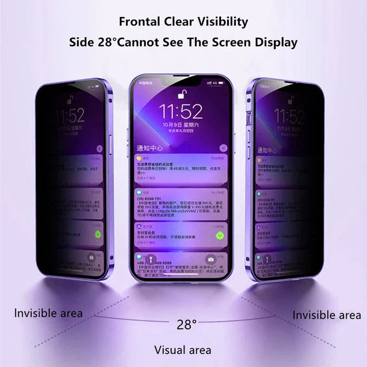 BowLift | Invisible Shield Full Cover Anti-Peep Privacy  Magnetic Phone Case