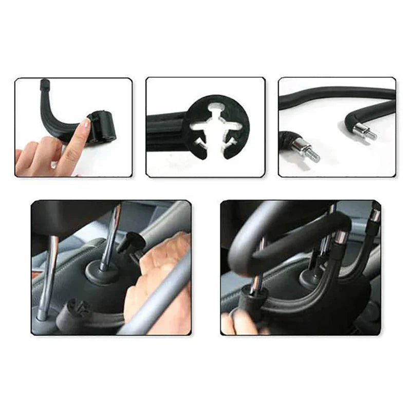 BowLift | Universal Travel Swivel Hook Headrest Clothes Hanger