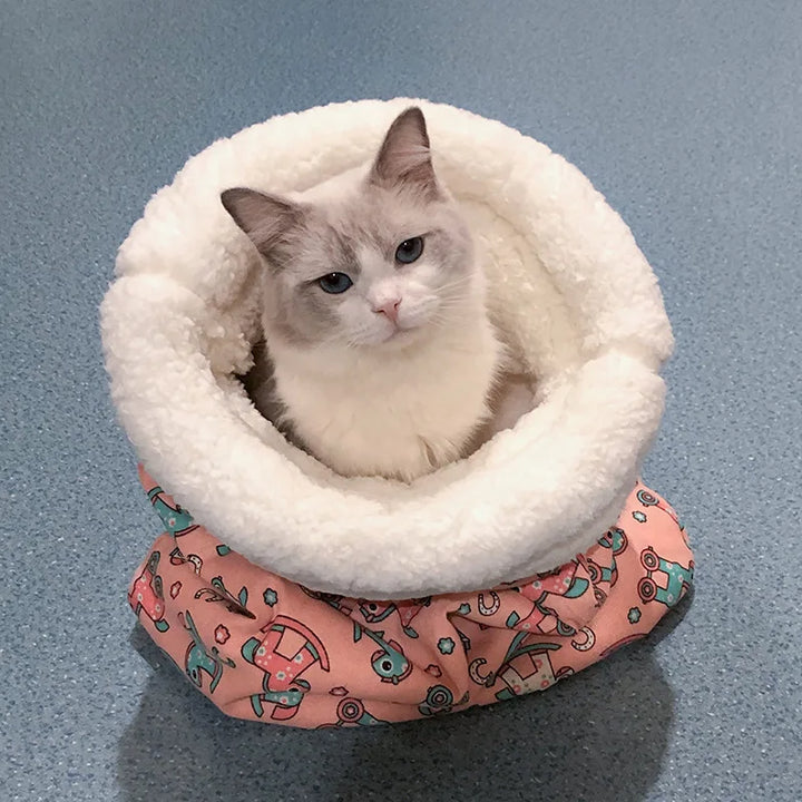 BowLift | Cozy Thickened Winter Cartoon Cat Sleeping Bag