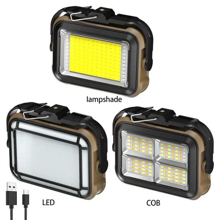 BowLift | LumoLite Pro | Solar-powered Work Light | 3 Lighting Modes | Compact & Flexible