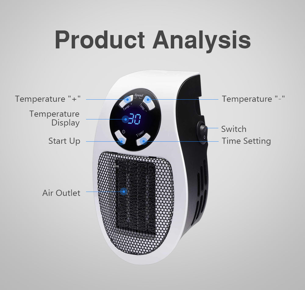 BowLift | LuxaHeat Elegant Heater | Portable heater for comfortable warmth anywhere