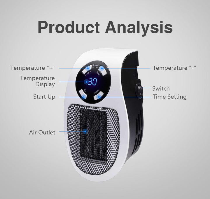 BowLift | LuxaHeat Elegant Heater | Portable heater for comfortable warmth anywhere