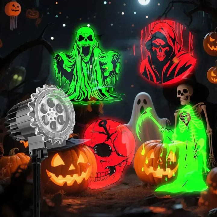BowLift | SpookBeam Halloween LED Projector | Dynamic Ghost Projection | Waterproof | Outdoor