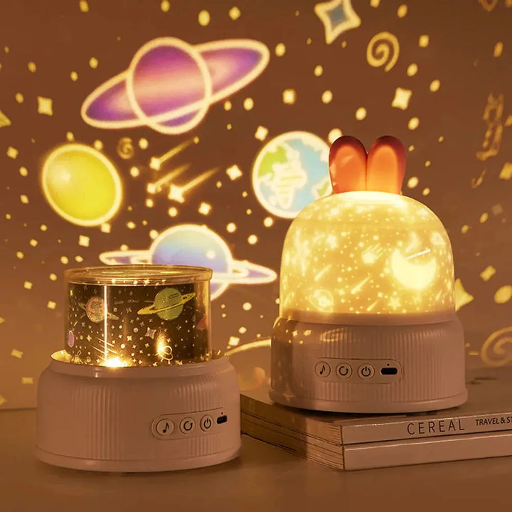 BunnyBeam Light - Casual Cute Bunny Projector Night Light for Kids | Bowlift
