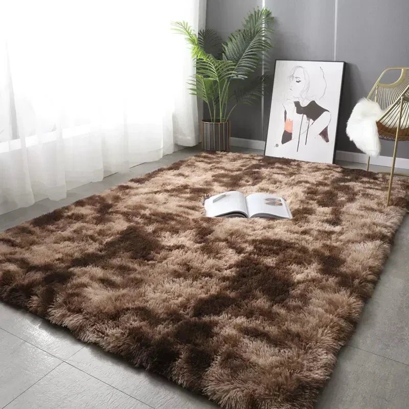 BowLift | Fluffy Ultra Soft Non-Slip Rug with Memory Foam Cushion