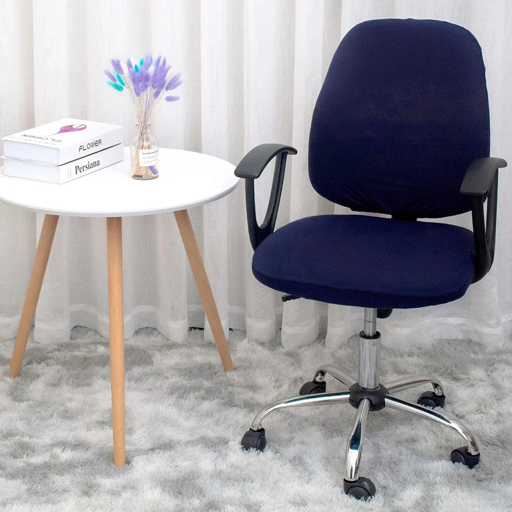 BowLift | 2-piece Split Office Rose Chair Covers