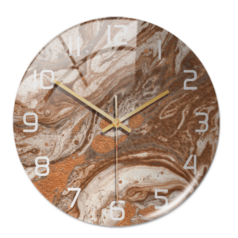 BowLift | Stylish Marble Wall Clock with Silent Mechanism