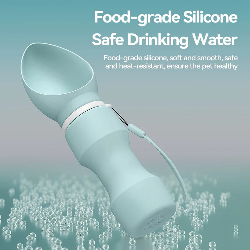 BowLift | PuraPaws Folding Pet Water Bottle | Food Safe & Leak Proof | On The Go | 520 ml