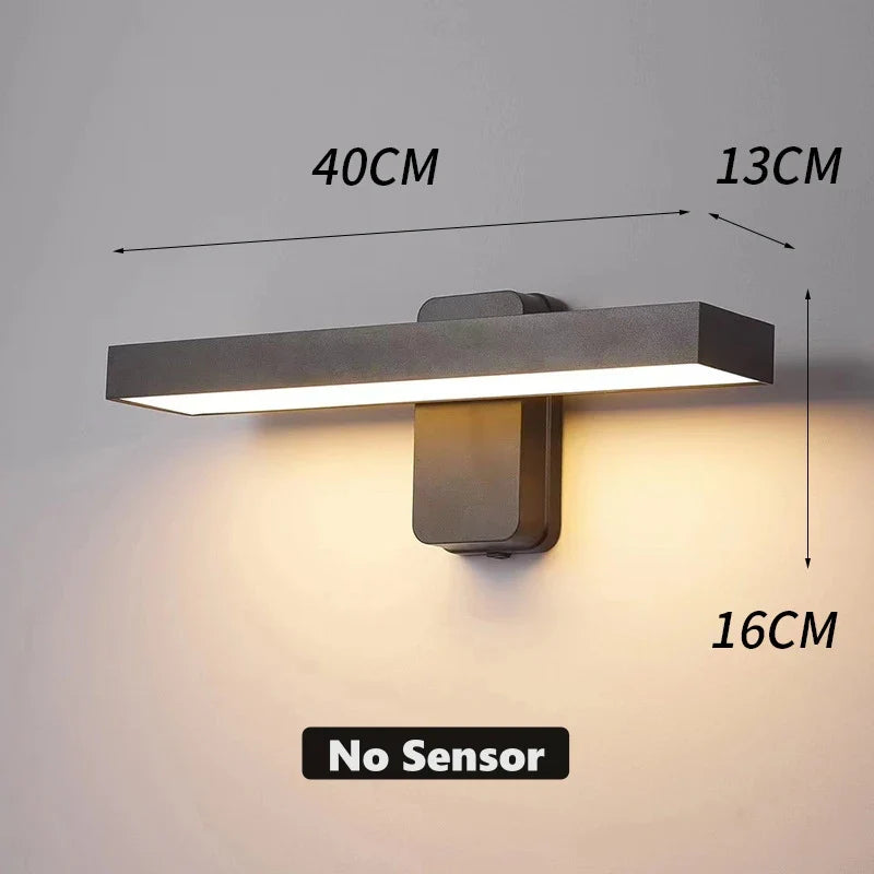 BowLift | LED Outdoor Wall Light VarioLux | Motion Sensor & IP65 | Rotatable | 30–50 cm