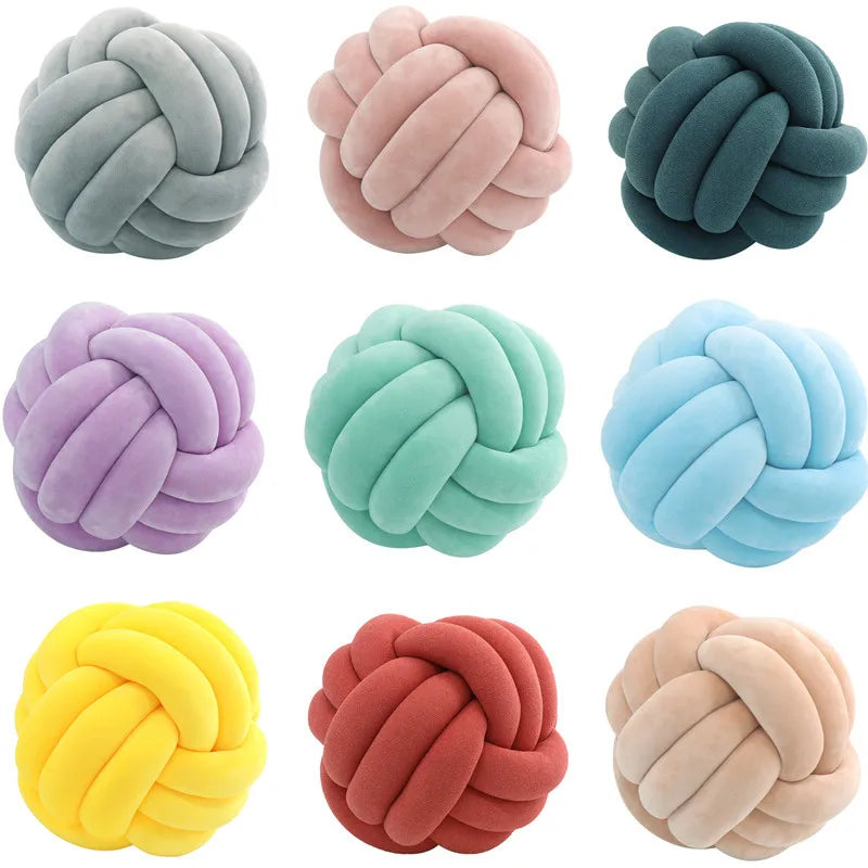 Plush Knot Cushion (Velvet) | Bowlift