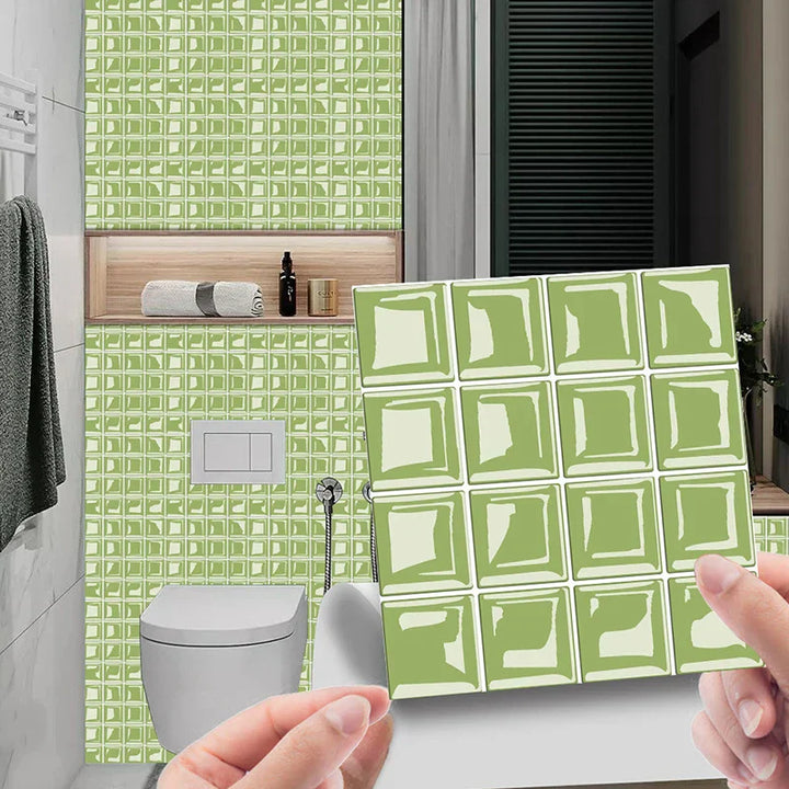 DecoMosaic 3D Mosaic Wall Tile Stickers Bowlift