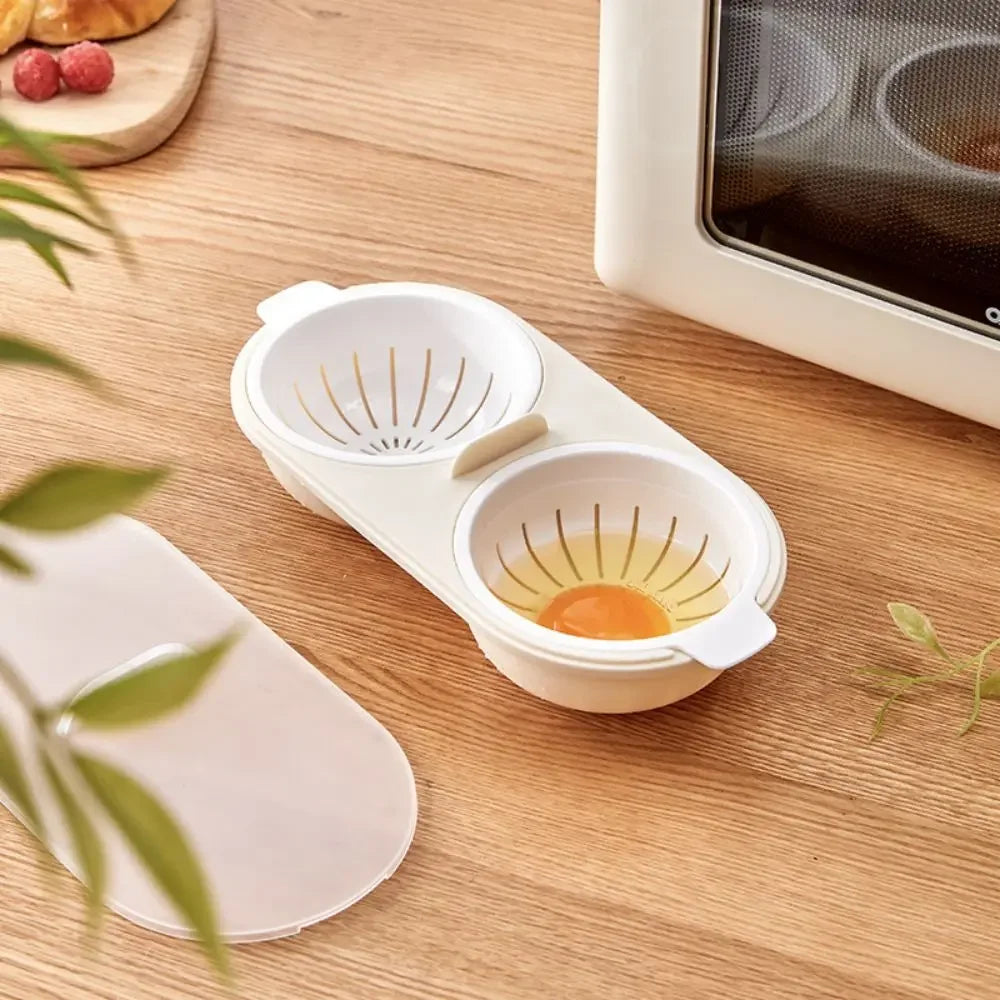 BowLift | Double Space Durable Microwave Egg Maker