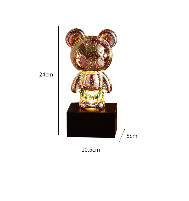 BowLift | LED Bear Fireworks Night Lamp