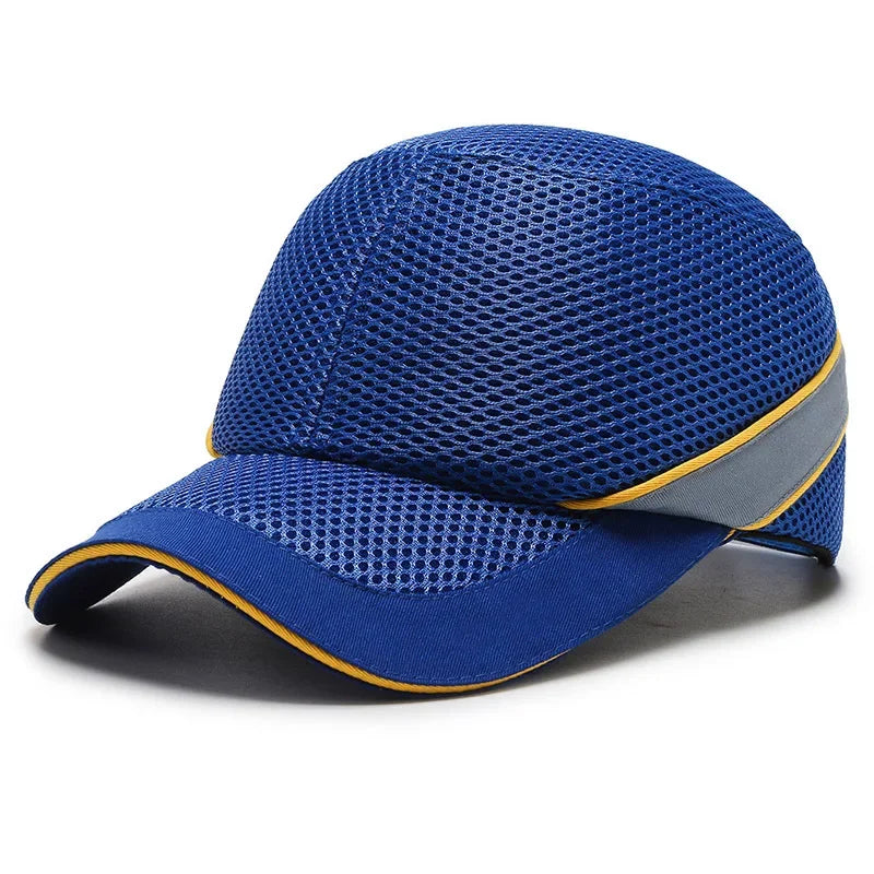 Red Work Safety Bump Cap - Safety Helmet with Hard ABS Inner Core for Head Protection at Home, Work, and Factory Bowlift