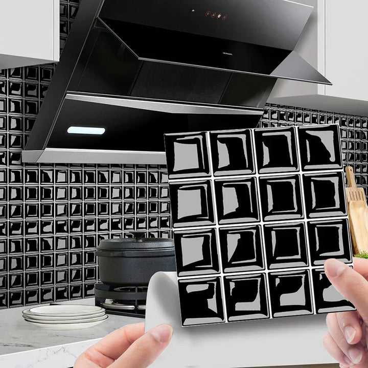 DecoMosaic 3D Mosaic Wall Tile Stickers Bowlift