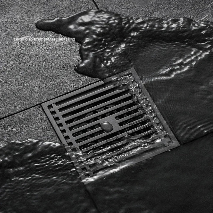 AquaShield Square Stainless Steel Floor Drain Bowlift