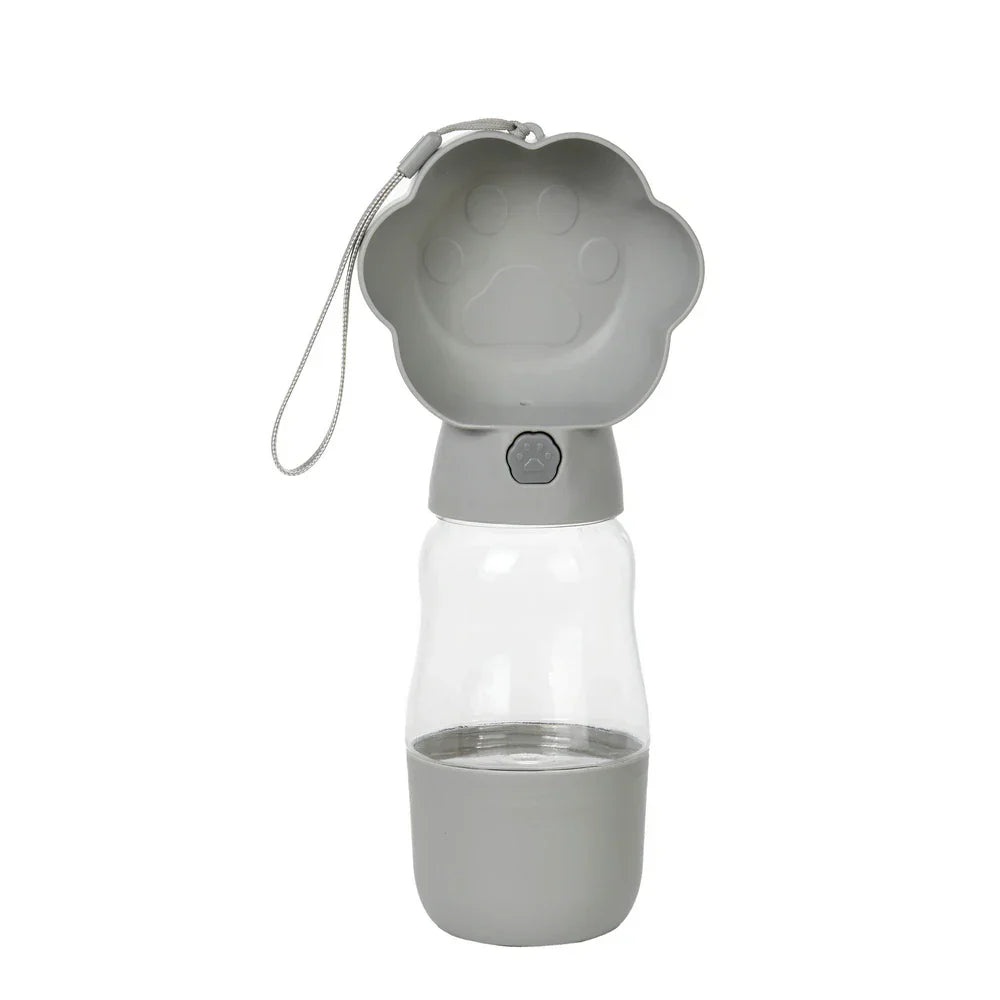 BowLift | Droppa DuoBottle Drink Bottle | 2-in-1 Water & Food Dispenser for Dogs & Cats | Leaksproof & Portable | 380 ml / 530 ml