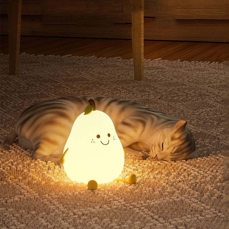 BowLift | Cute Pear Bedside Touch Night Lamp