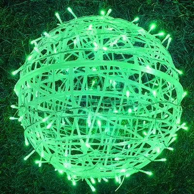 LED Rattan Ball String Lights – Decorative Outdoor Lighting for Gardens and Parties | Bowlift