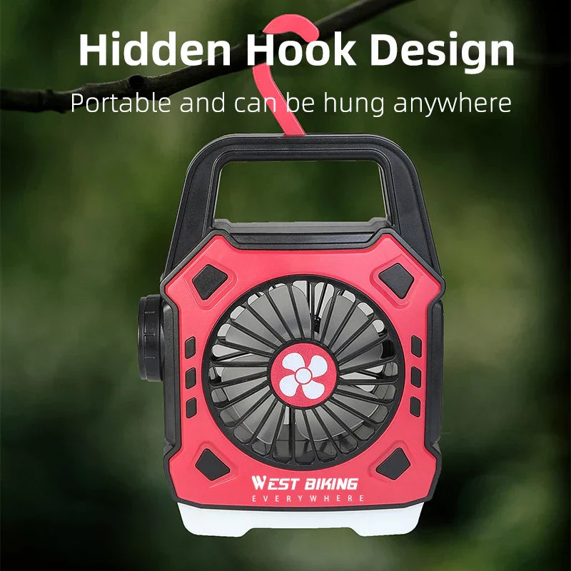 BowLift | Multifunctional Adventure Cooling Fan Light