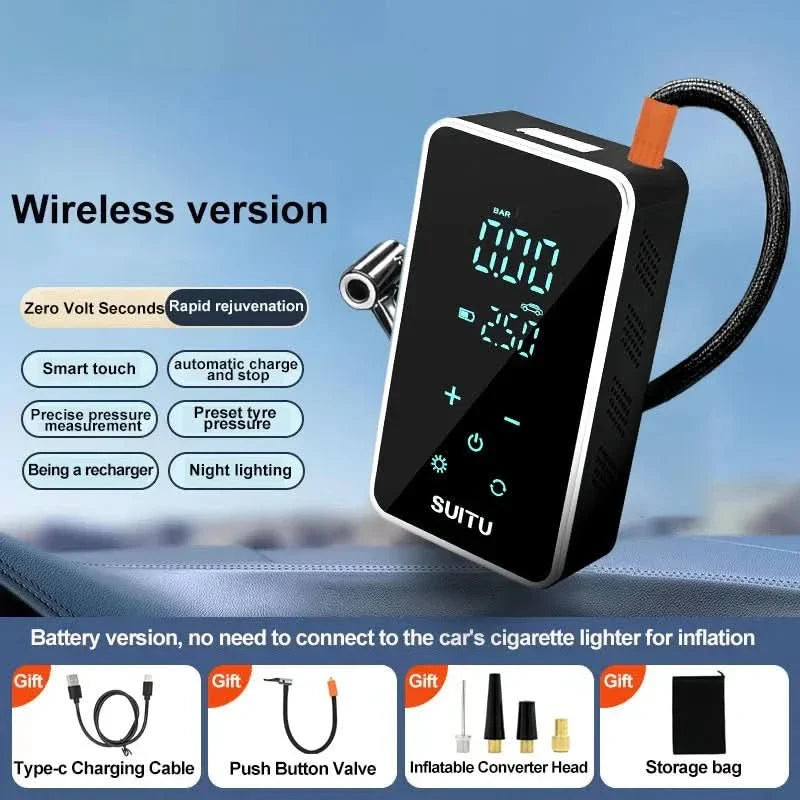 BowLift | Portable Electric Air Pump with Touchscreen
