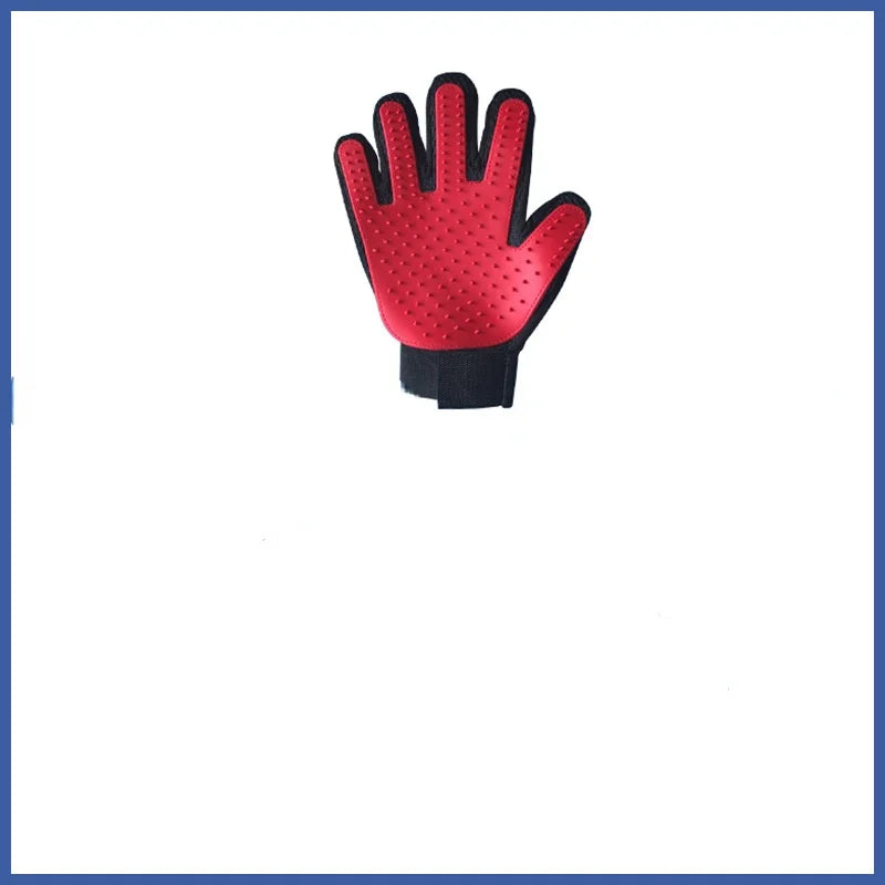 BowLift | Fur Care Glove PawLiss TouchGlove | 5-Finger Massage Glove for Dogs & Cats | 23.2×17.2 cm | TPR & Mesh | Left or Right