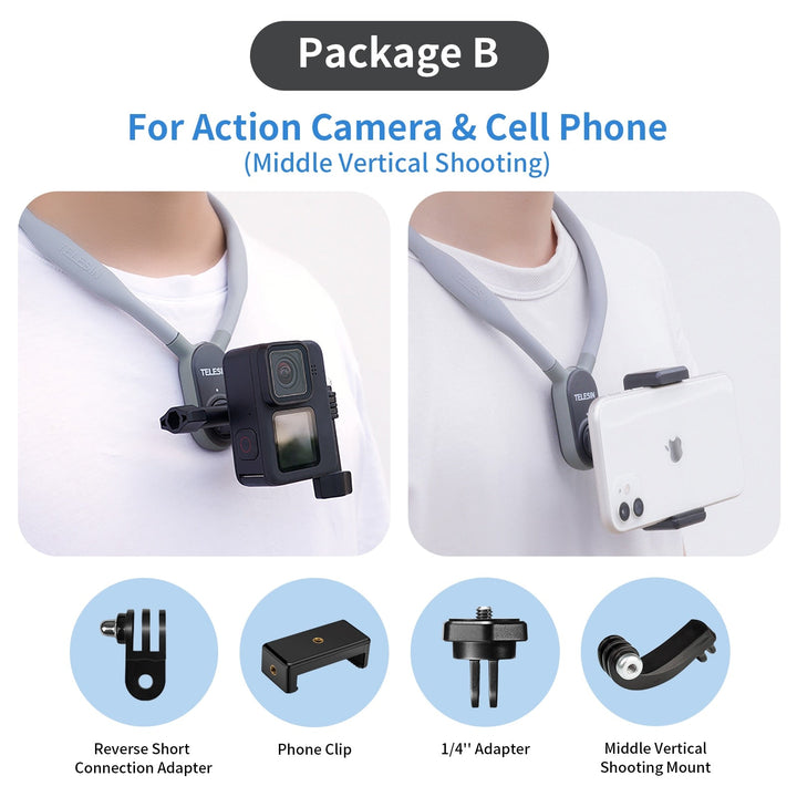 BowLift | Magnetic Silicone Neck-Mounted Action Camera Accessories