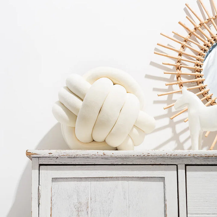 Plush Knot Cushion (Velvet) | Bowlift