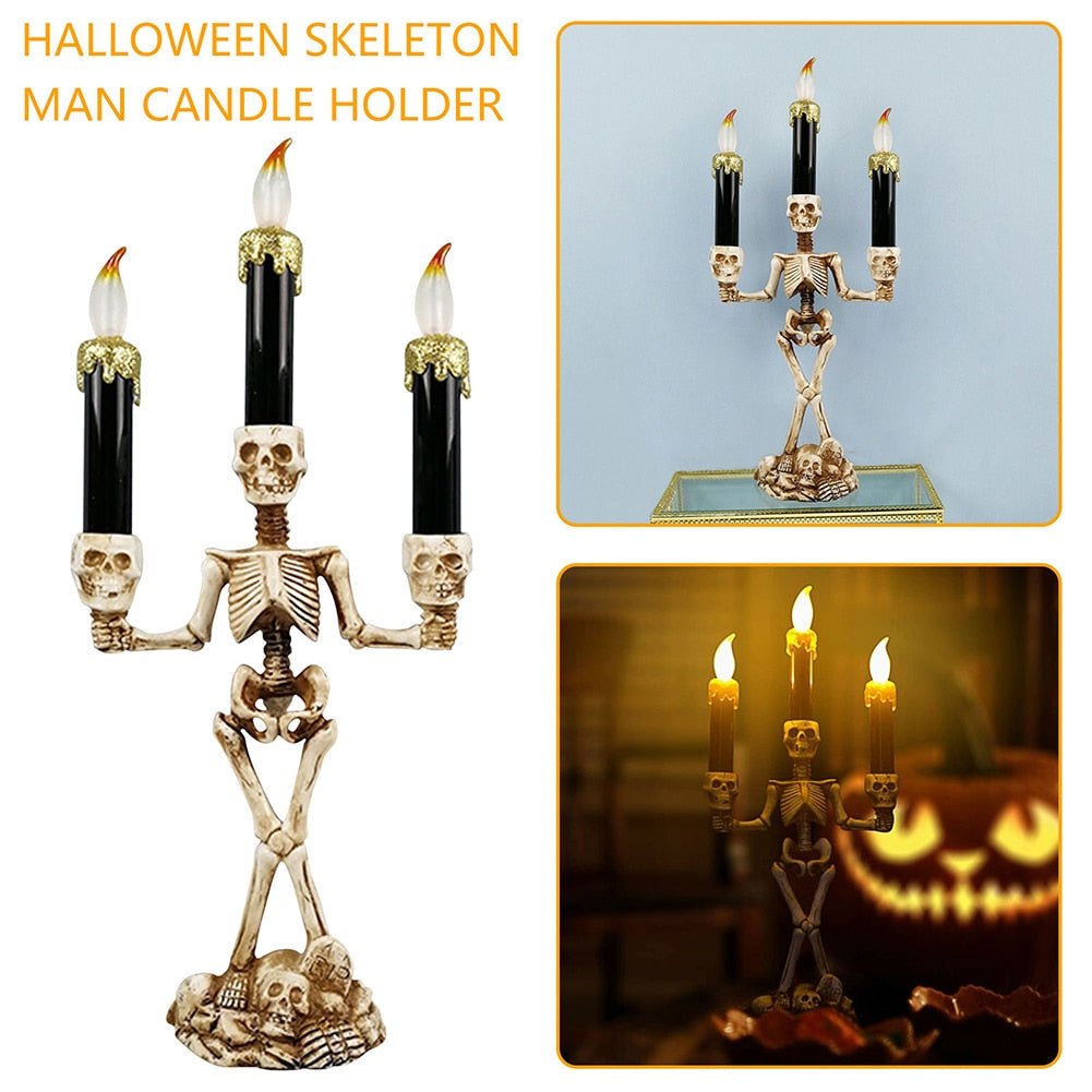 BowLift | Scary Skeleton Halloween Candle Lights