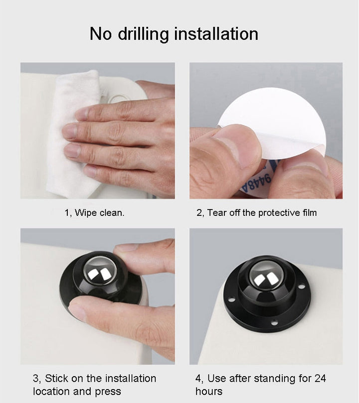 BowLift | Home Helper Self-Adhesive Mini Furniture Wheels