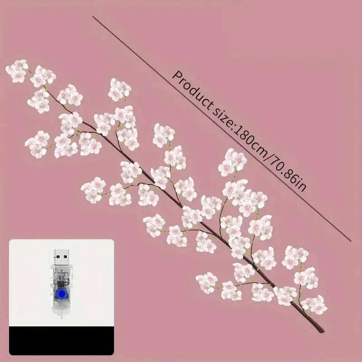 PetalGlow - Enchanting Sakura LED Light Garland Bowlift
