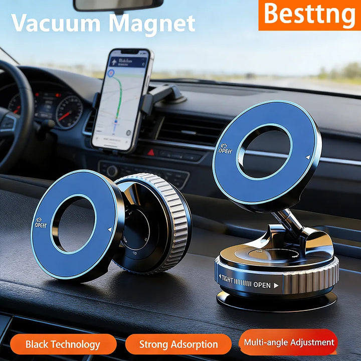 Magnetic Phone Holder | With Vacuum Suction Cup | 360° Adjustable | Bowlift