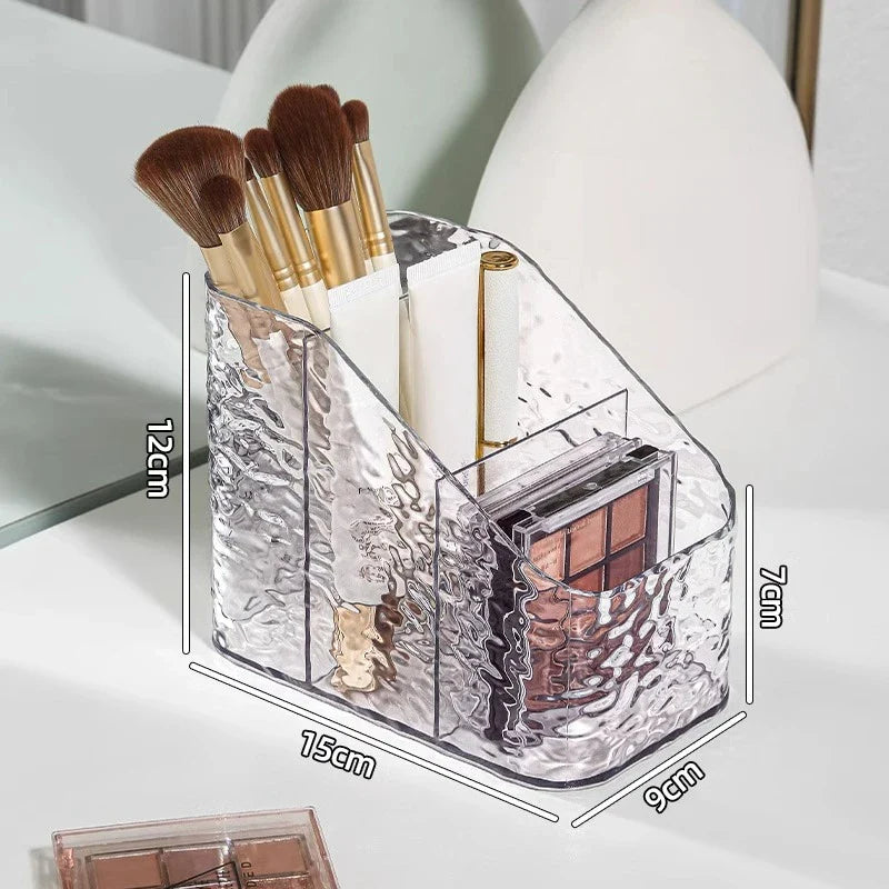 BowLift | Make-up Organizer Box ClaryLux | Water Wave Design | Large Capacity | Open Trapezoidal Shape