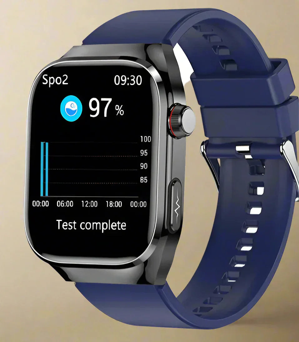 BowLift | Advanced Health Smartwatch with ECG, Blood Glucose Monitoring, 2.04-Inch AMOLED Display – Waterproof Fitness Tracker