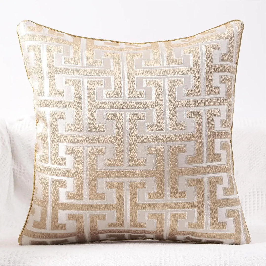 BowLift | Serenité Luxe Cushion Cover - Striped Cushion Cover for a Warm Home