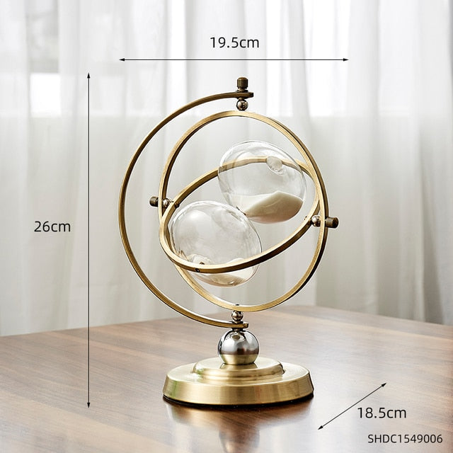 BowLift | Time Charmer Metal Hourglass Decor