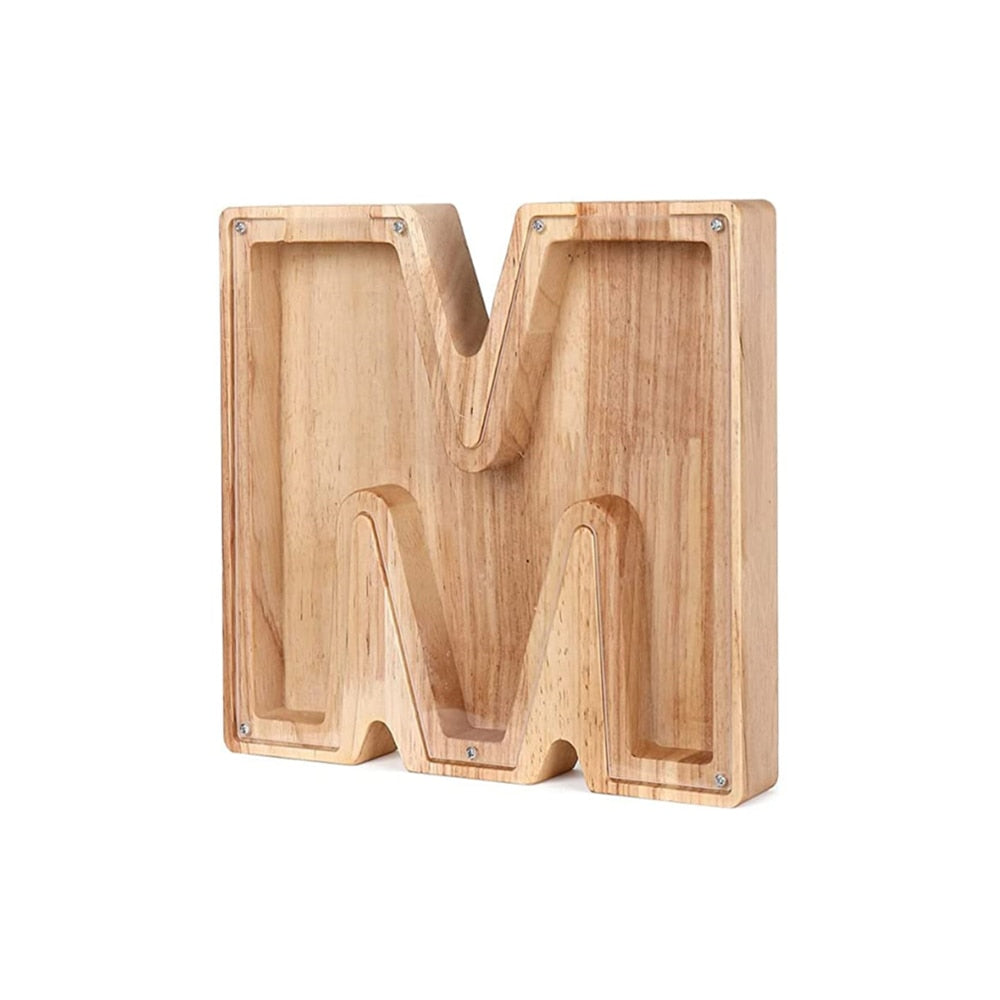 BowLift | Wooden Alphabet Piggy Bank - LetterSaver